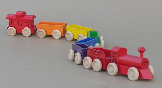rainbow train toy