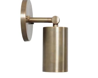 Italiaanse messing verstelbare buis Spoetnik-stijl display decor wandlamp armatuur licht