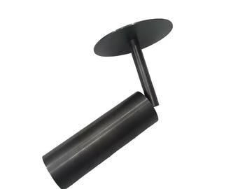 Vintage Adjustable Mid-Century Modern Italian sputnik Black Brass Antique