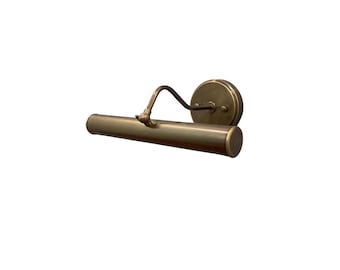 Antique Brass Picture Light, Solid Brass Wall Mounted Painting Lamp – Modern Elegance