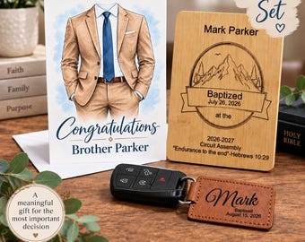 JW Baptism Gift Package for a Brother