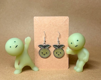 smiski w/ a sprout earrings