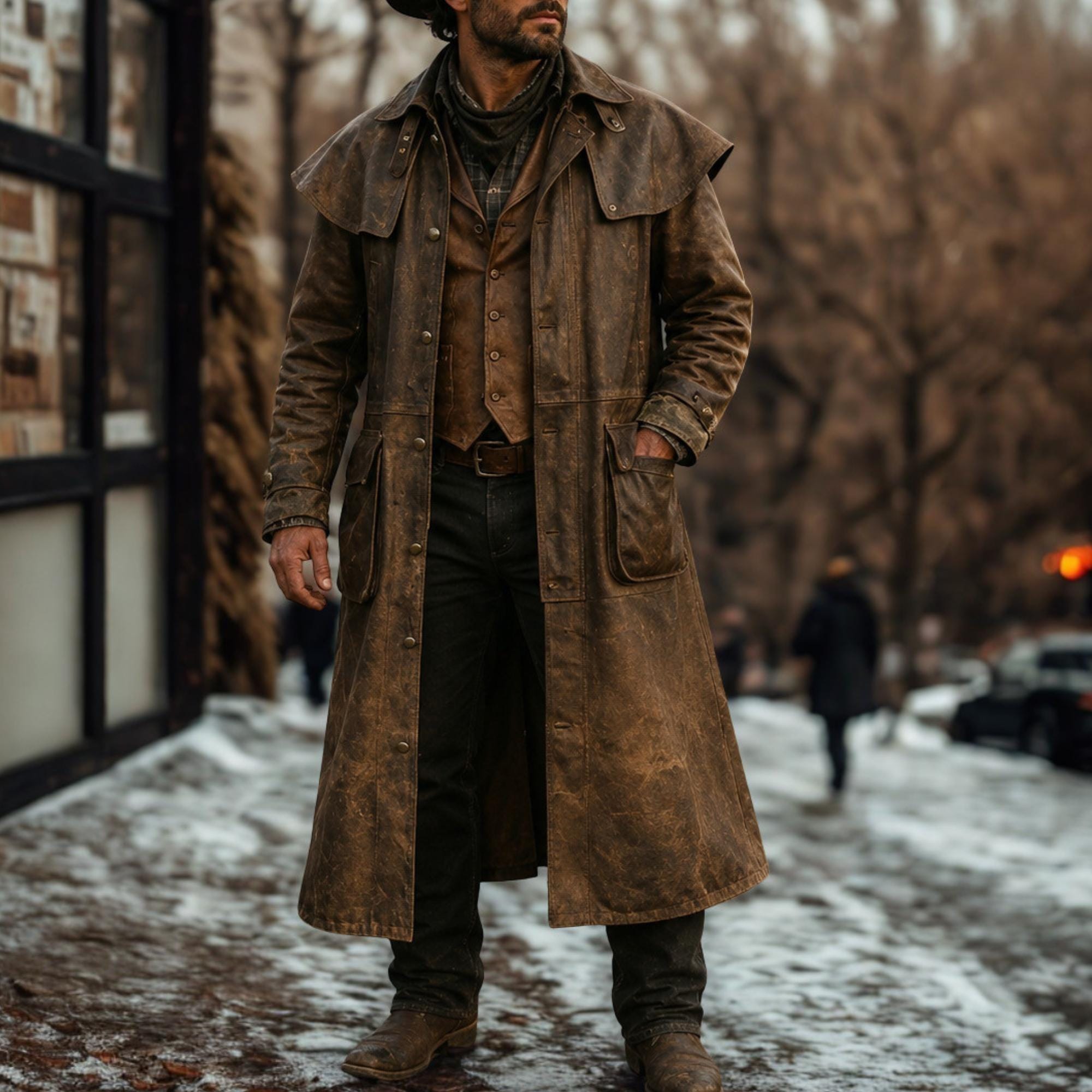 Cowboy duster coat - Etsy 日本
