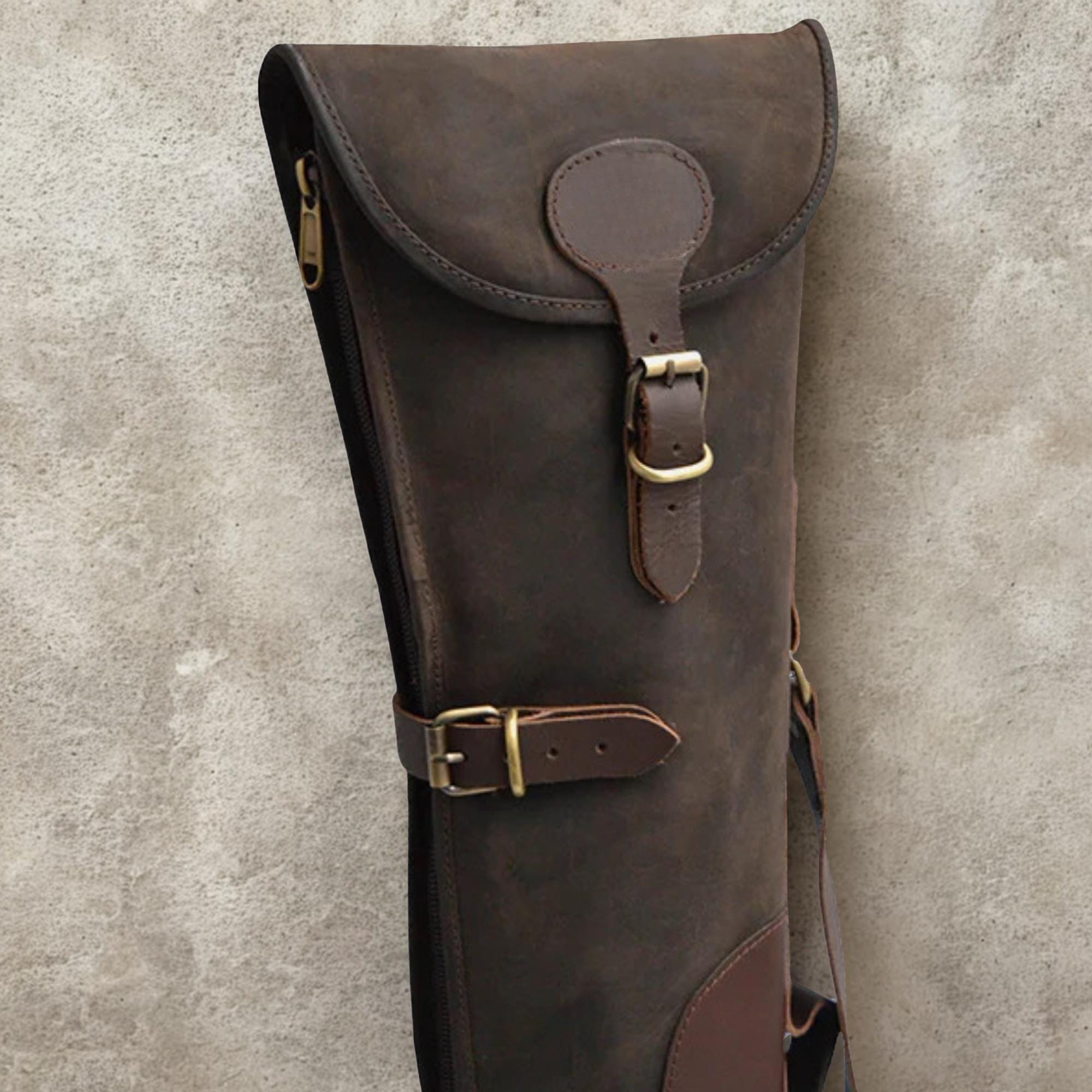 Vintage leather rifle scabbard - Etsy 日本