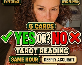 Yes or No Tarot Reading | One Question, Honest Answer, Same Hour Delivery