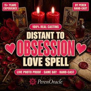 Hechizo de amor de la distancia a la obsesión / Poderoso lanzamiento el mismo día para traerlo de vuelta y hacerlo tuyo
