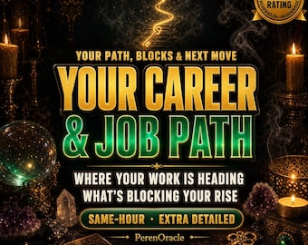 Same Hour Career & Job Psychic Reading | Work Path, Hidden Blocks -Your Next Move