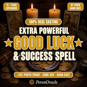 Incantesimo di buona fortuna e successo / Potente incantesimo in giornata per abbondanza, carriera, denaro e prosperità
