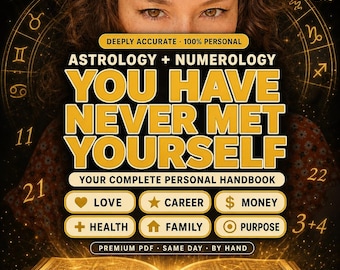 Lectura de la Carta Natal / Astrología y Numerología: Manual Personal, Amor, Carrera, Dinero, Familia