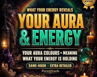 Same Hour Aura & Energy Reading | Your Colour Meaning, Personal Aura Image, Spiritual Insight