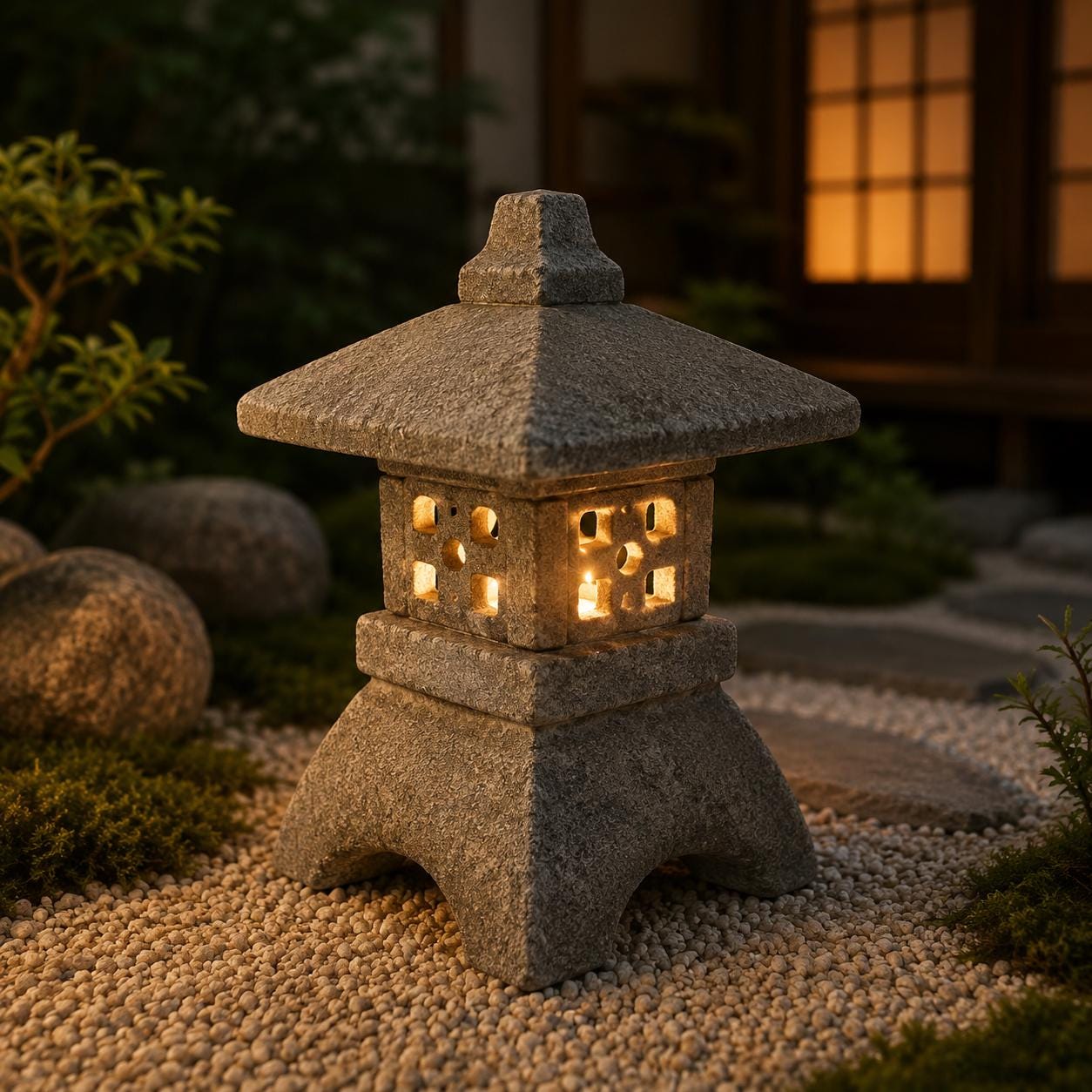 Japanese stone lantern - Etsy 日本