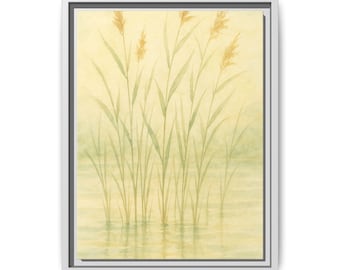 Watercolor Framed Canvas, Premium Wall Art, Home Decor, Living Room Gallery Piece, Framed Print