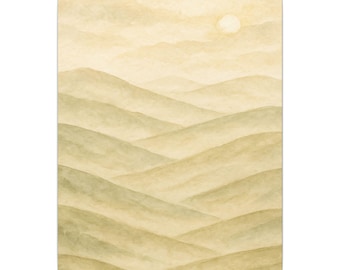 Watercolor Canvas Print, Stretched Gallery Wrap, Modern Wall Art, Home Decor, Premium Canvas