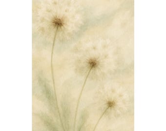 Watercolor Wall Art Poster, Modern Home Decor, Gallery Print, Vertical Art, Premium Matte Poster