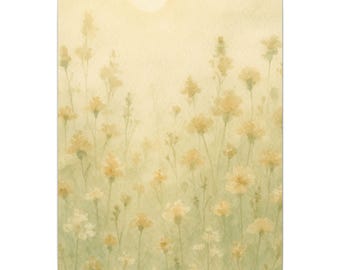 Watercolor Canvas Print, Stretched Gallery Wrap, Modern Wall Art, Home Decor, Premium Canvas