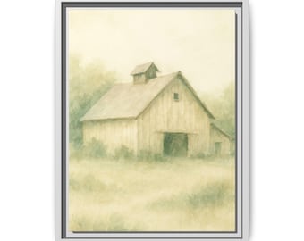 Watercolor Framed Canvas, Premium Wall Art, Home Decor, Living Room Gallery Piece, Framed Print
