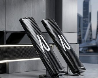 Capa de proteção para o ombro do cinto de segurança do Golf R, nova, com logotipo bordado, almofada de conforto, acessório interior.