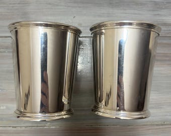 Pair of Kirk Stieff Sterling Silver Mint Julep Cups