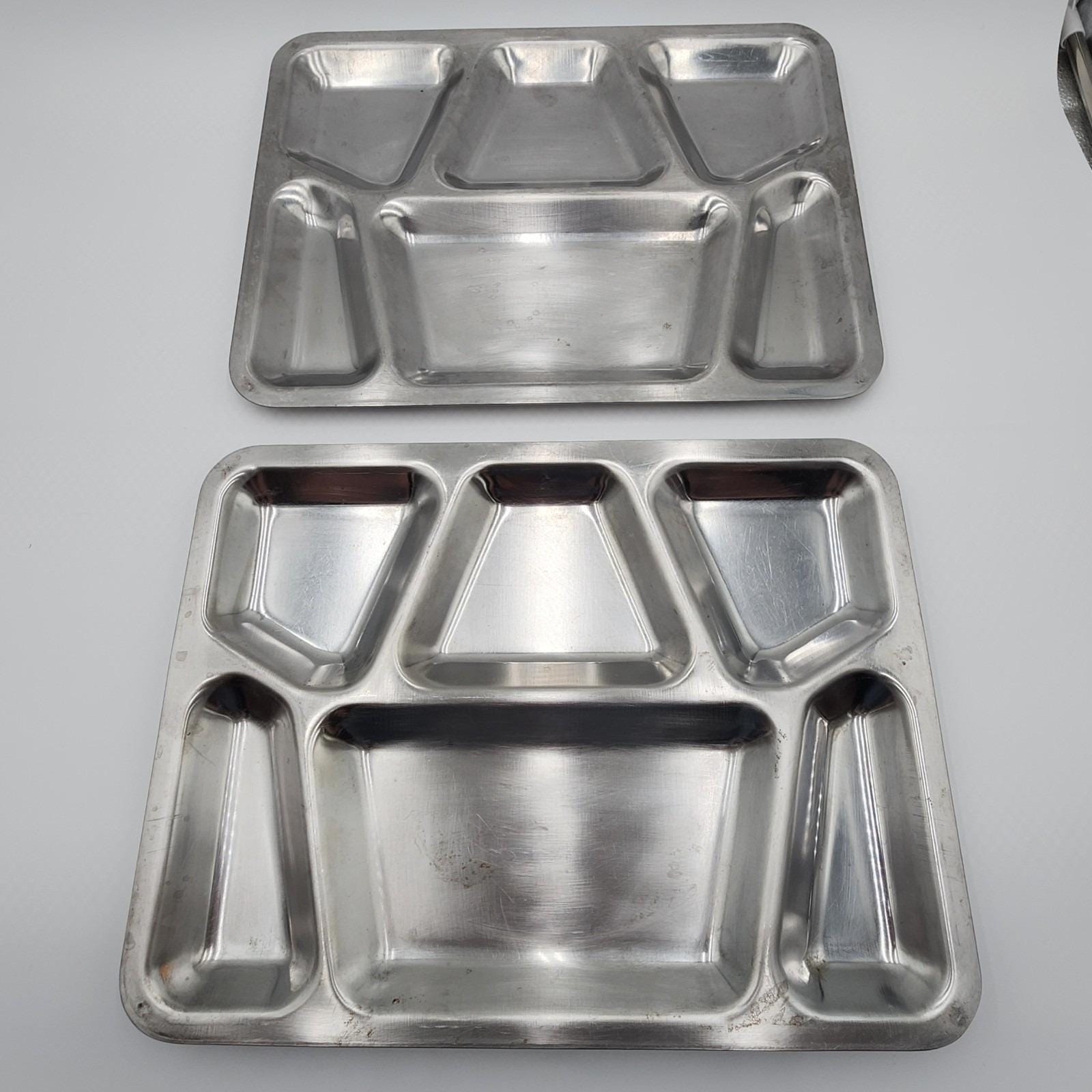 Vintage 1951 US Military Mess Tray Carrollton Mfg Co Stainless