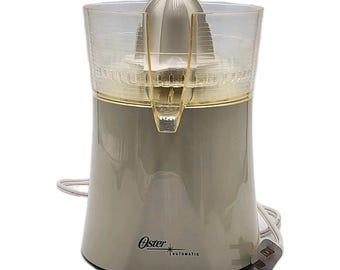 Oster Electric Citrus Orange Juice Juicer Squeezer 368-06H Vintage Tested Works