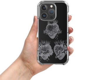 Hearts of the Holy Family Case for iPhone® | Catholic Phone Cover | Sacred Heart, Immaculate Heart, Chaste Heart