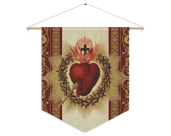 Sacred Heart Pennant banner