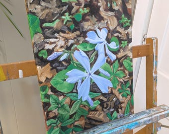 Phlox (Original Acrylic Painting)