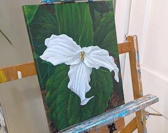 Trillium (Original Acrylic Painting)