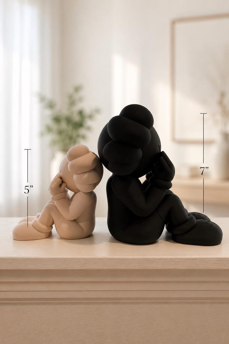 Art Toy Statue | 7 Inch Modern Decorative Figure image 2