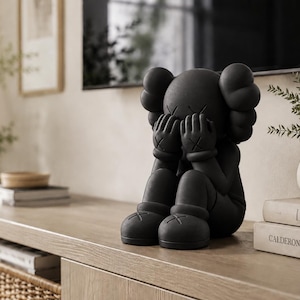Estatua de juguete Kaws Art | Figura decorativa moderna de 5 pulgadas