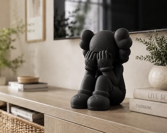 Estatua de juguete Kaws Art | Figura decorativa moderna de 5 pulgadas