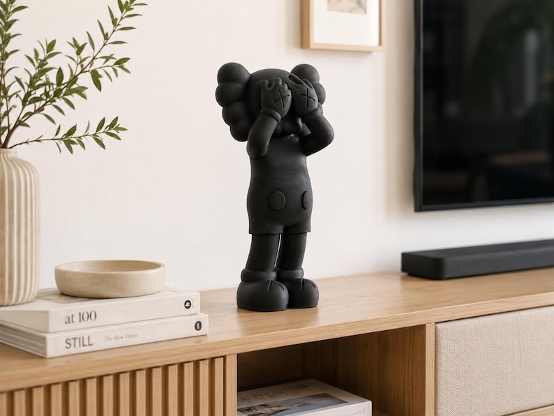 Estatua de juguete Kaws Art | Figura decorativa moderna de 25 cm imagen 1