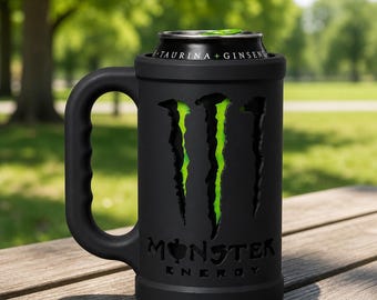 3D-gedruckter Monster Energy Dosenhalter