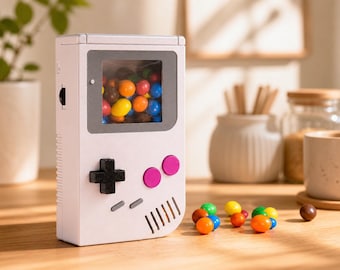 Máquina expendedora de caramelos GameBoy | Dispensador de caramelos impreso en 3D
