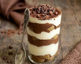 Ricetta del Tiramisù alla Nutella / Dolce italiano facile senza cottura (Download PDF)