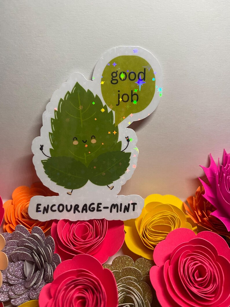Positive Affirmation Sticker | Motivational Vinyl Decal, Laptop Water ...