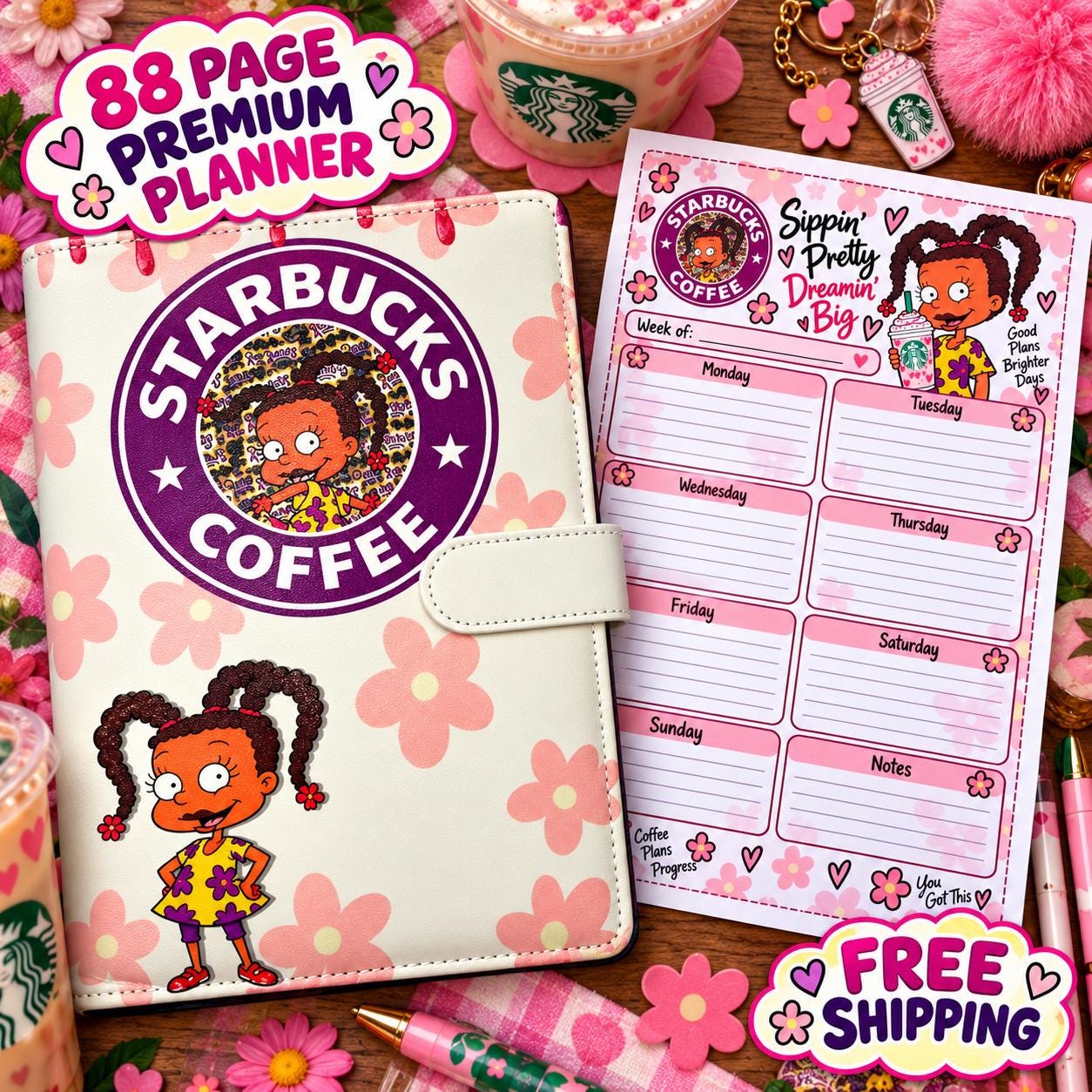 90s Cartoon Calendar - Etsy