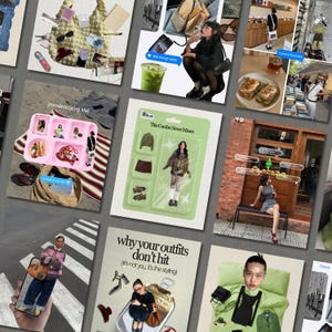 Canva Instagram Templates | Fashion Content Creator Kit | Outfit Carousel Posts for Content Creators & Personal Brands