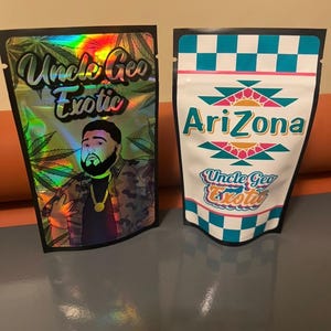 Custom Mylar Bags with Your Logo – Printed Ready to Ship Fast | 3.5g | Personalized Smell Proof Packaging – Custom Food & Snack bags bild 2