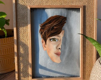 Handmade, handpainted, custom oil paint portraits