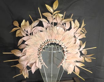 Dia de los Muertos Headpiece "La Pretty in Pink"