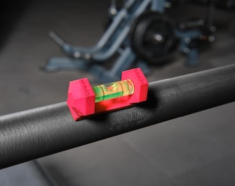 Barbell Bubble Level - Symmetry & Precision