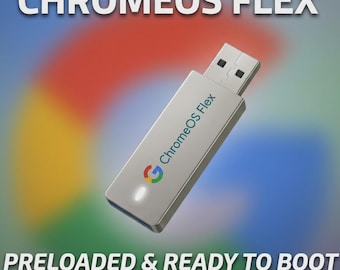 Chrome OS ChromeOS Flex Installer USB Drive - Sostituisci/Aggiorna Windows o Mac