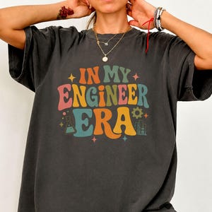T-Shirt aus meiner Ingenieurs-Ära, Comfort Colors® Ingenieur-T-Shirt, Retro-STEM-Ingenieurgeschenk, T-Shirt für Bau-, Maschinenbau- und Softwareingenieure, Ingenieurabsolvent