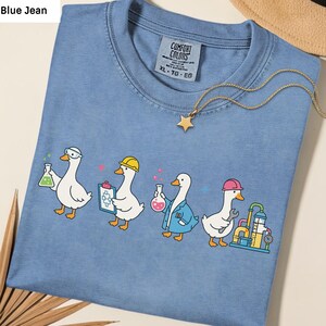 T-shirt humoristique « Oie ingénieure », T-shirt Comfort Colors® pour ingénieur STEM, Cadeau pour étudiant en ingénierie, T-shirt mignon pour la remise des diplômes d'ingénieur, Cadeau geek.