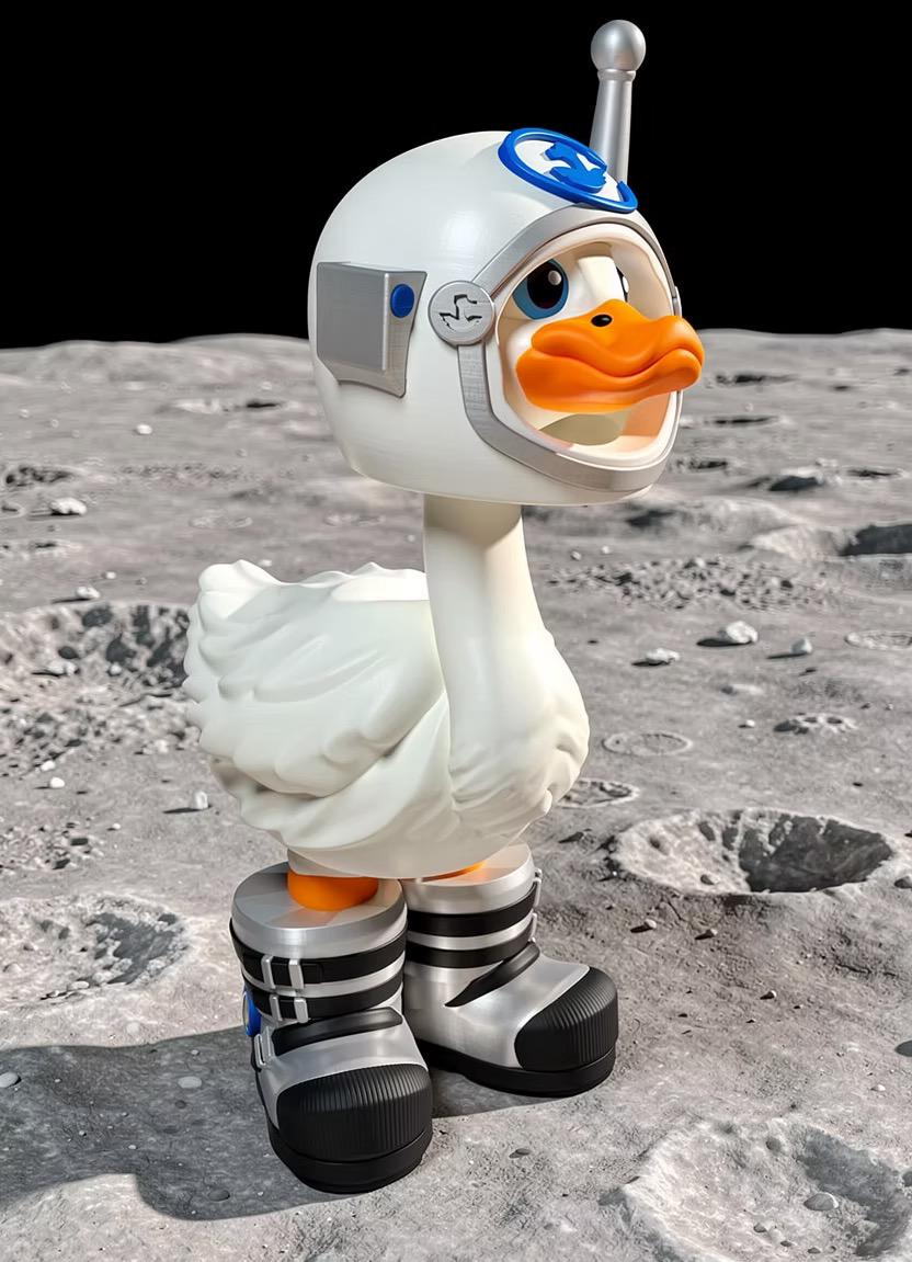 Goose Custom 3D Printed Interchangeable Goose Decor | Removable Hat and Footwear ...