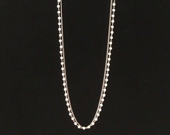 Faux Silver Chain - Etsy