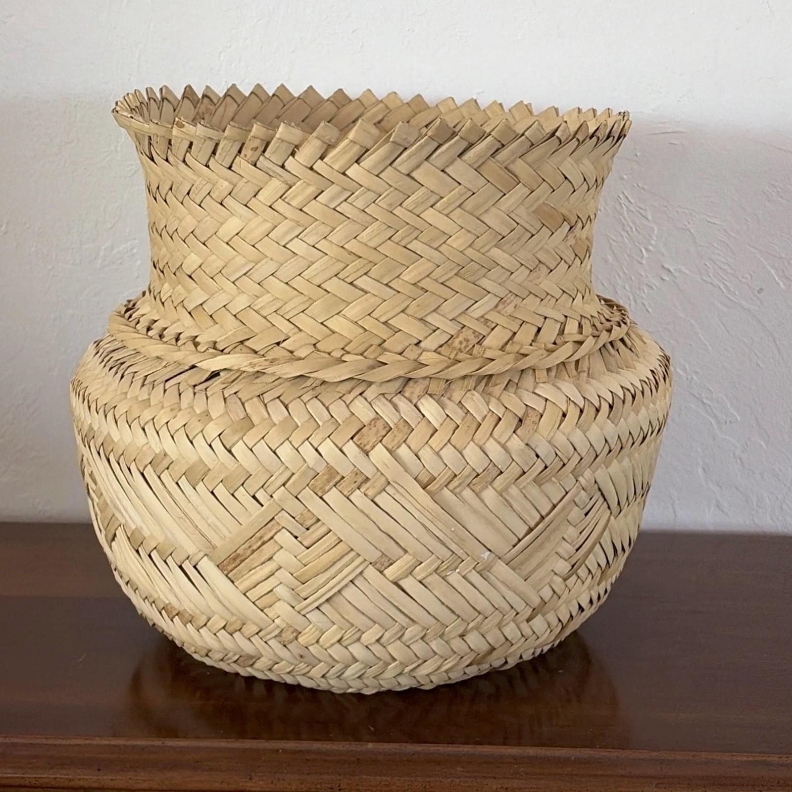 Vintage Mexican Basket - Etsy