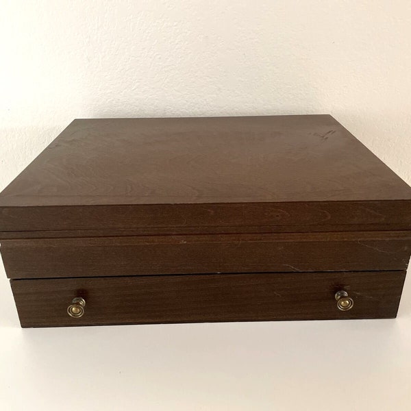 Flatware Storage Chest Etsy