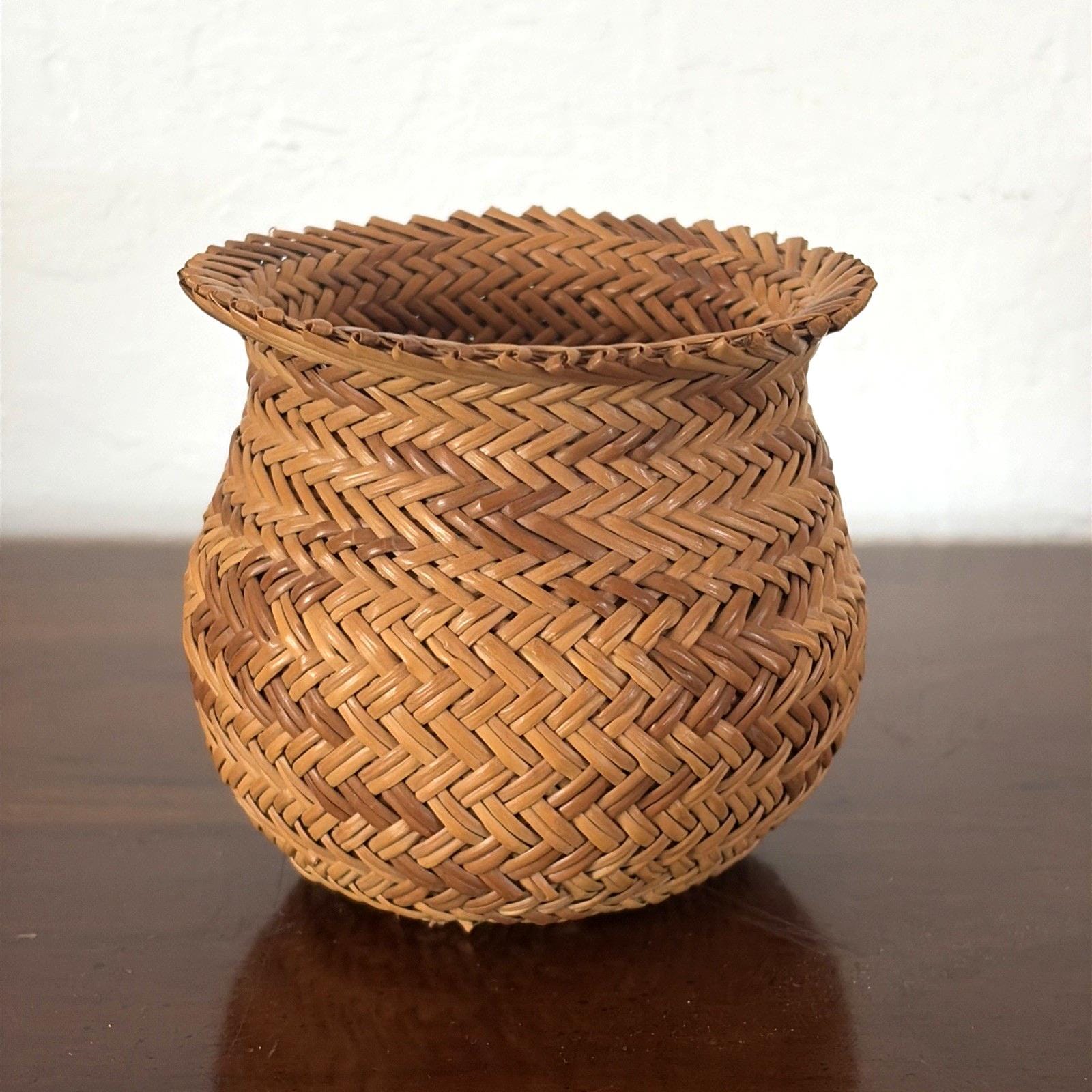 Vintage Mexican Basket - Etsy